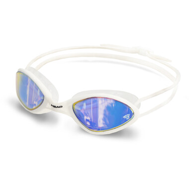 Gafas de natación HEAD TIGER RACE MIRRORED LIQUIDSKIN Azul/Blanco 0